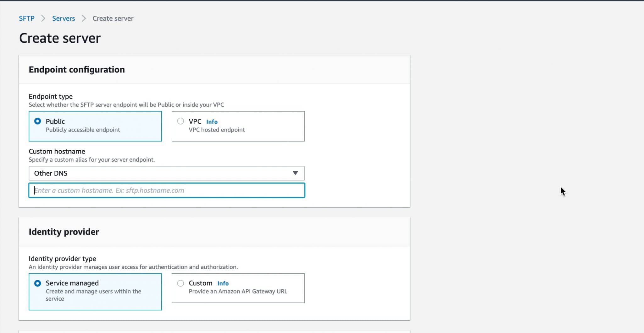 How to Connect to S3 Bucket using SFTP AWS PS